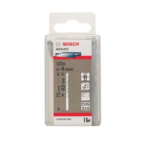 Mũi khoan INOX HSS-Co Bosch 2608585880 4mm